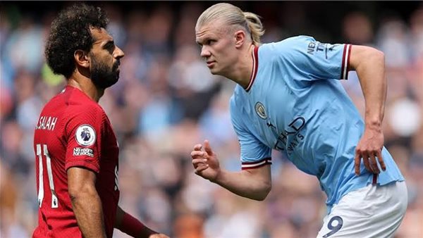 هالاند أولا وصلاح يلاحقه.. ترتيب هدافي الدوري الإنجليزي الممتاز