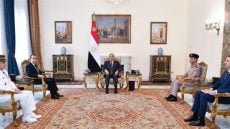 الرئيس السيسي يستقبل وزير القوات المسلحة الفرنسي لبحث التطورات في غزة